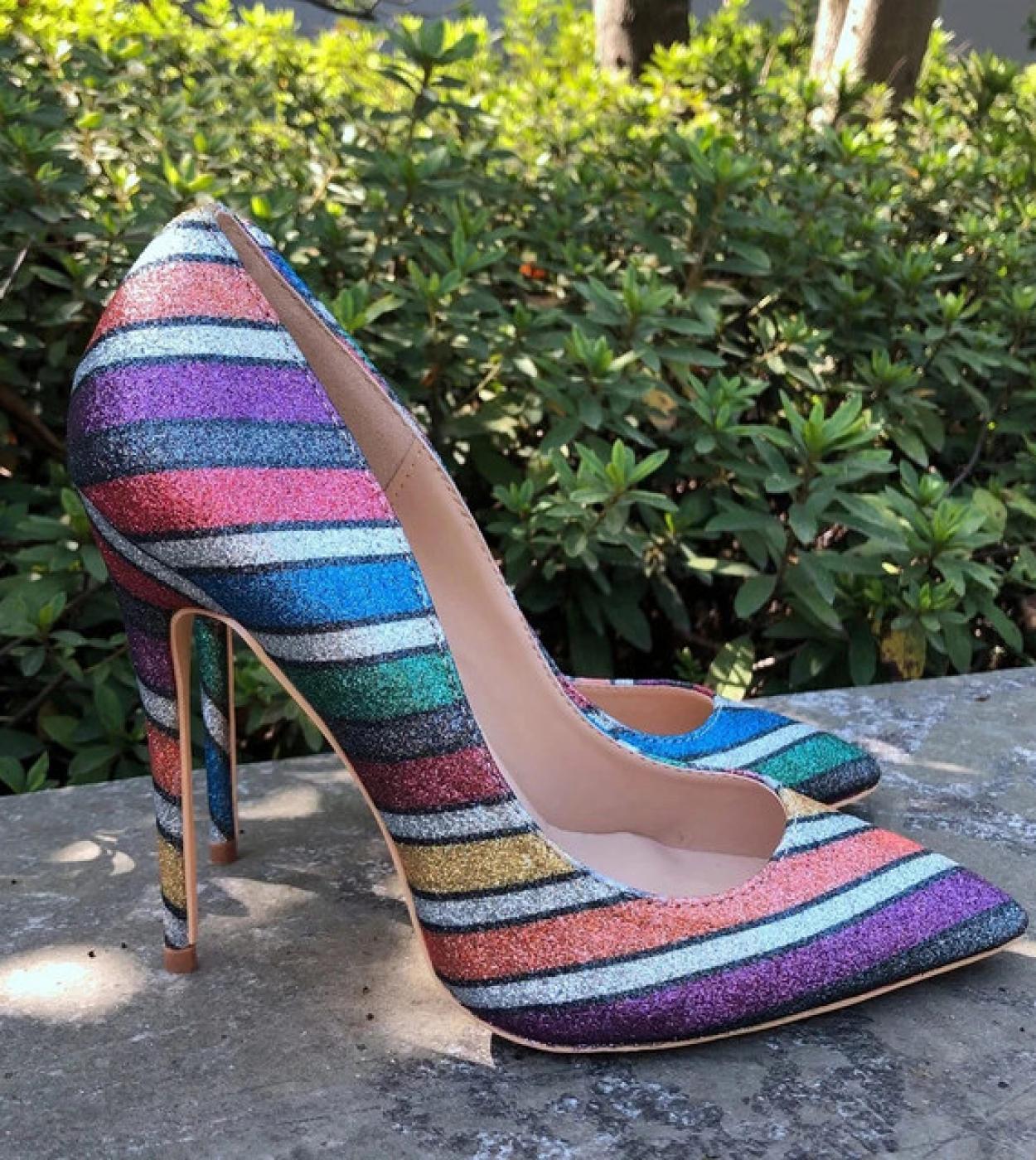 Iridescent stilettos hot sale