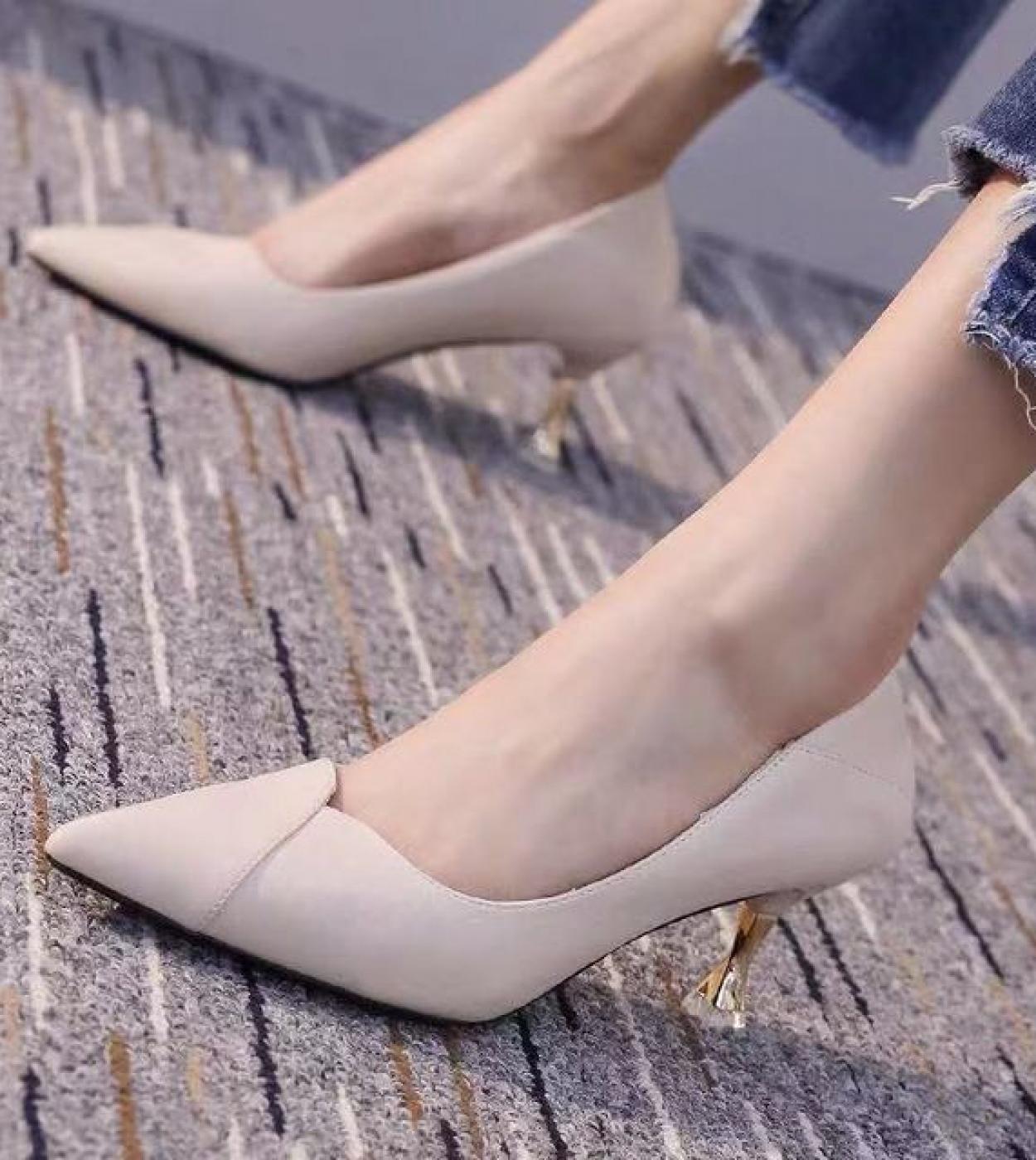 Comemore 2022 New Sexy Pumps Women Pumps Spring Summer Luxury High