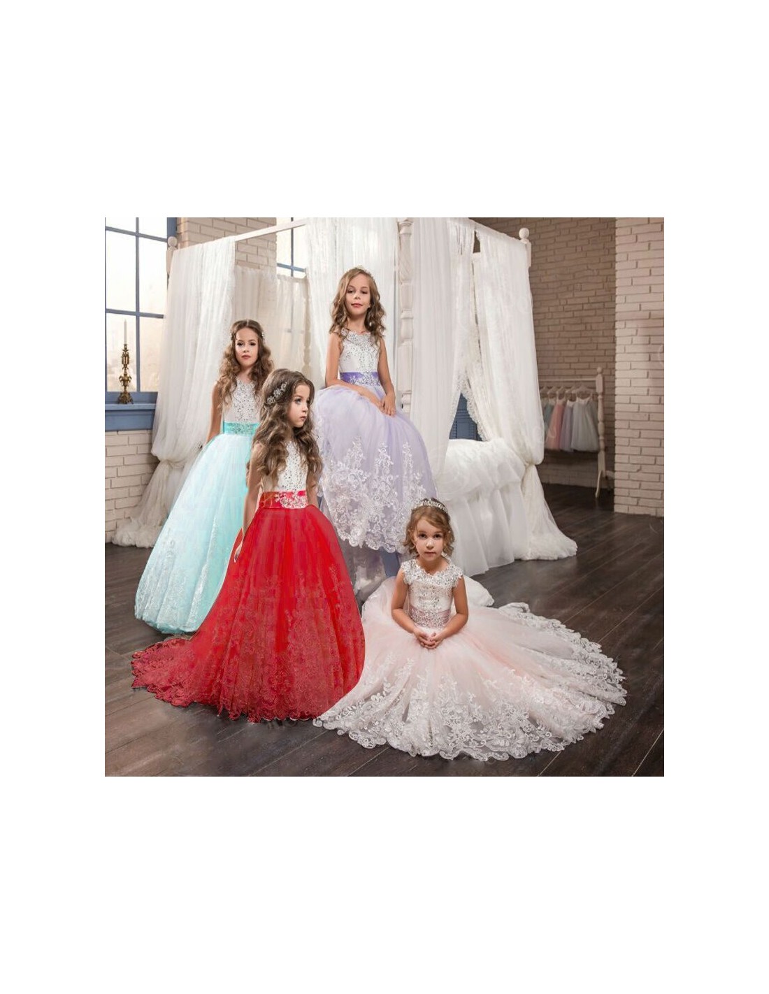 Wedding Party Princess Girl Dress Formal Wear 8 9 10 11 12 Years Birthday  Dresses For Girls Baptism Kids Flower Girls Clothes From 19,51 € | DHgate