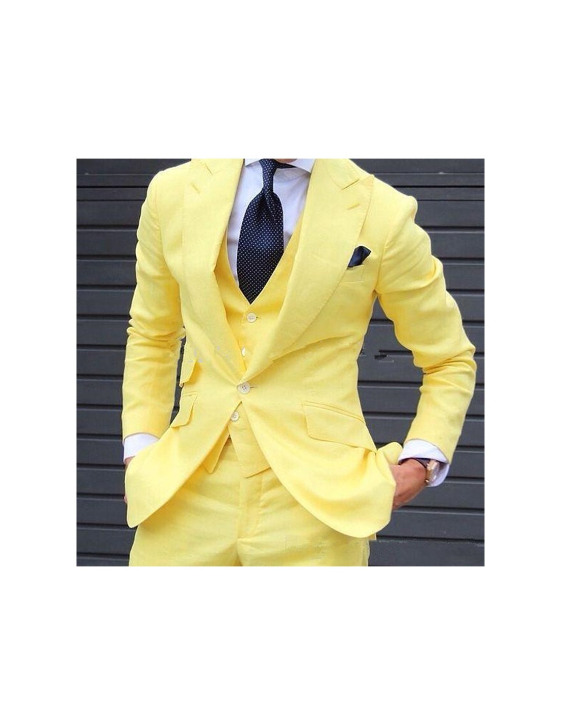 Yellow coat sales pant design