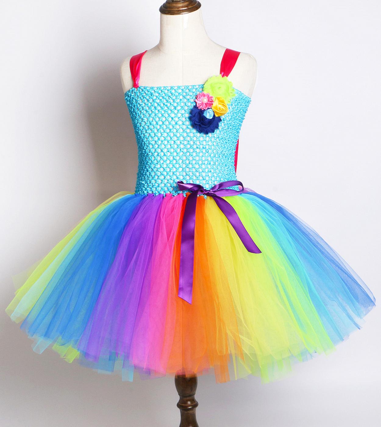 AmzBarley Vestito da Unicorno Ragazza Tutu Abito Bambina Compleanno Partito  Regalo Vestiti Danza Festa Car…