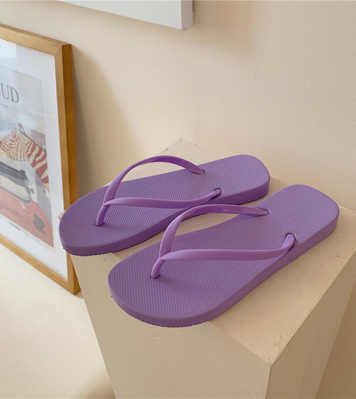 Tongs Pour Hommes En PVC Doux - Antidérapantes, Confortables, Pour Intérieur Et Extérieur, Piscine, Plage, Salle De Bain - 3