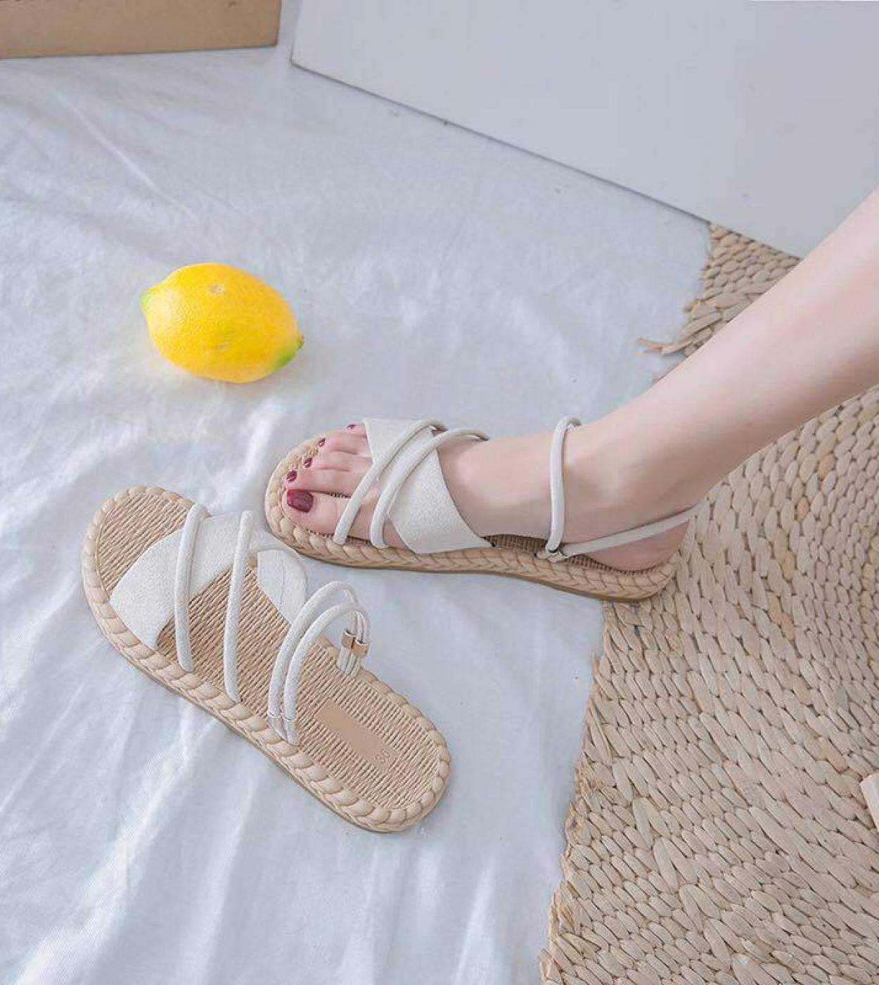 Zapatos de verano Sandalias planas para Mujer Sandalias de Mujer