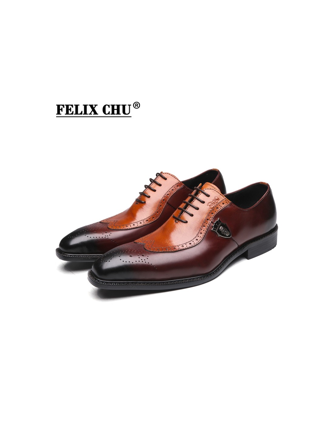  Felix Chu Zapatos de vestir para hombre, estilo británico,  moda, Marrón : Ropa, Zapatos y Joyería