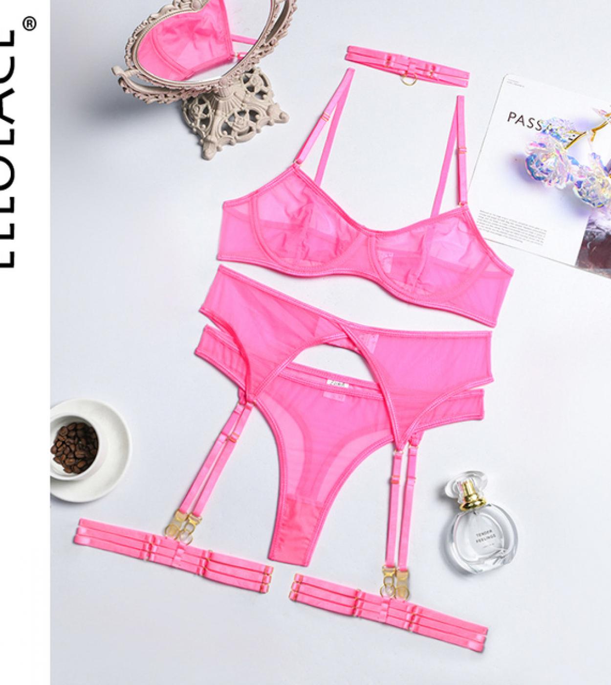 Underwear Set Transparent Underwear Set Set Underwear Woman 4 Pieces Set