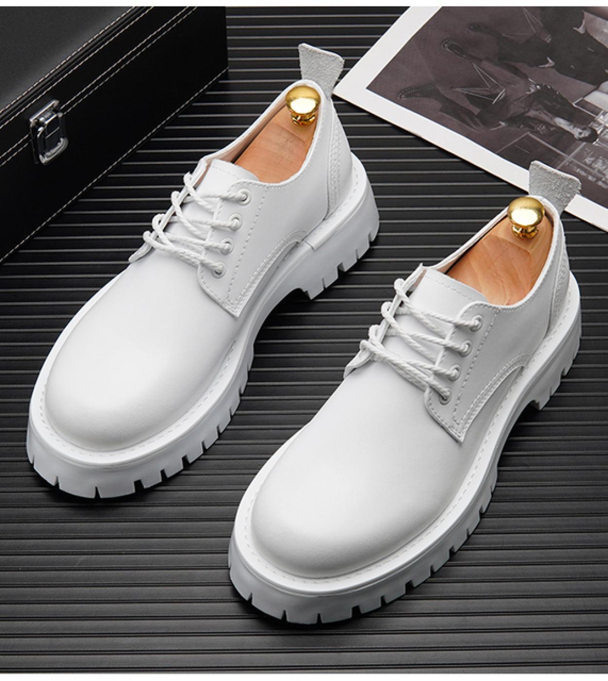 Mens platform hot sale dress shoes