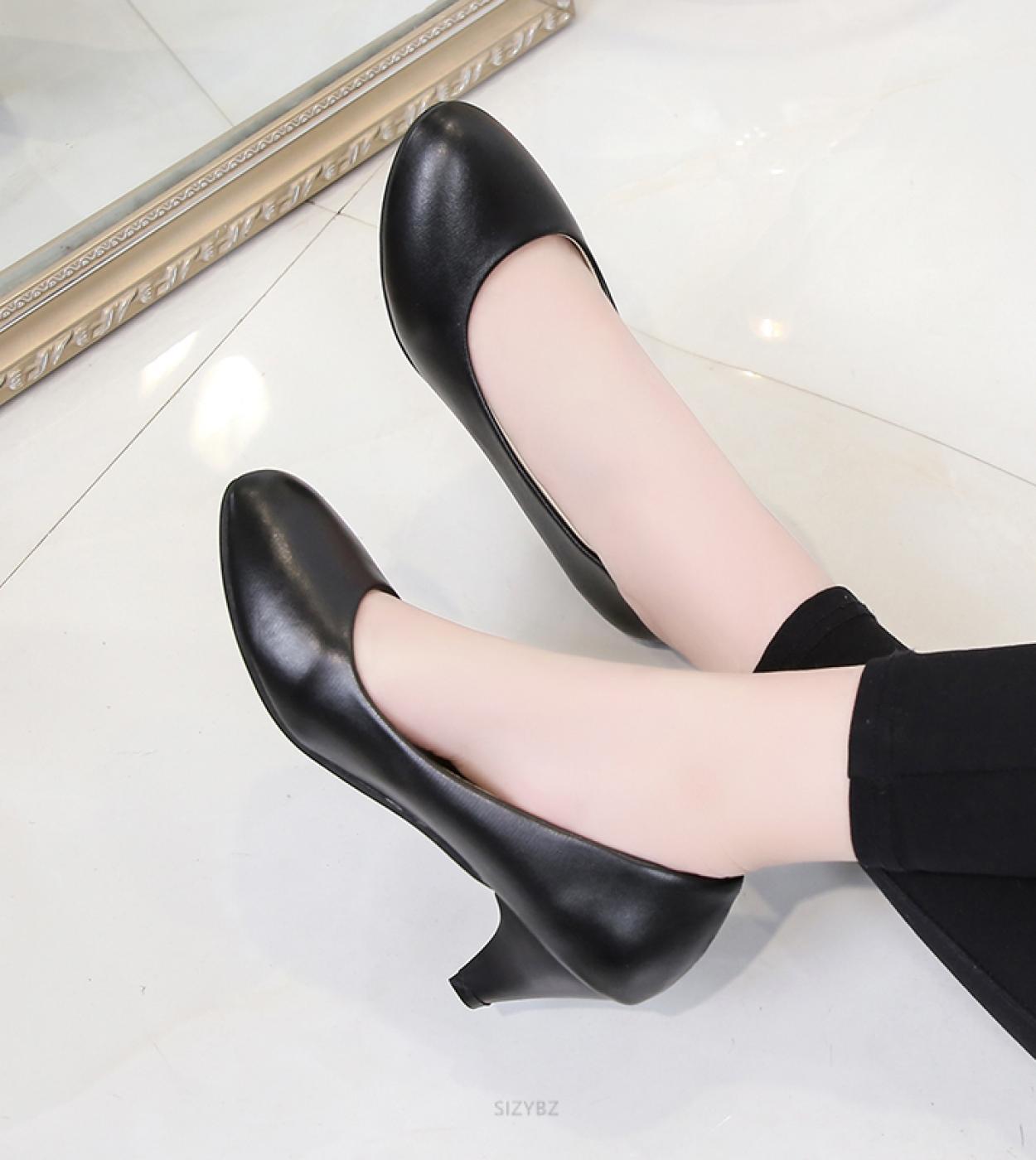 ZURIN Zapatos De Tacón De Aguja Con Punta Redonda Para Mujer, Cómodos  Zapatos De Tacón De, image size:1250x1400