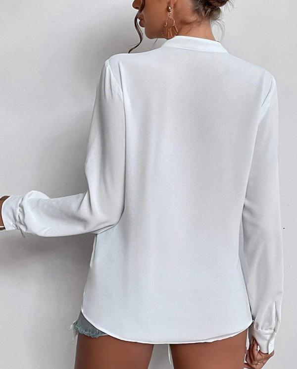  CEETY Camisas blancas Ropa de verano 2022 Tops de moda para  mujer, blusa de manga larga para mujer (color B, talla: código 3XL) : Ropa,  Zapatos y Joyería