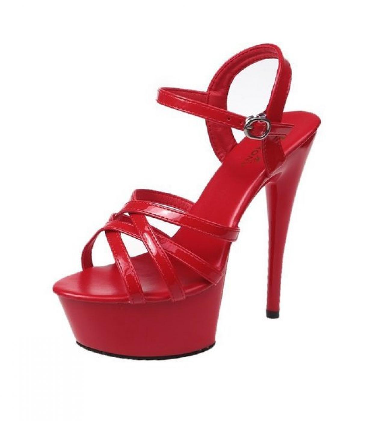 Sandals Women High Heels Female Wedges Shoes for Women Red