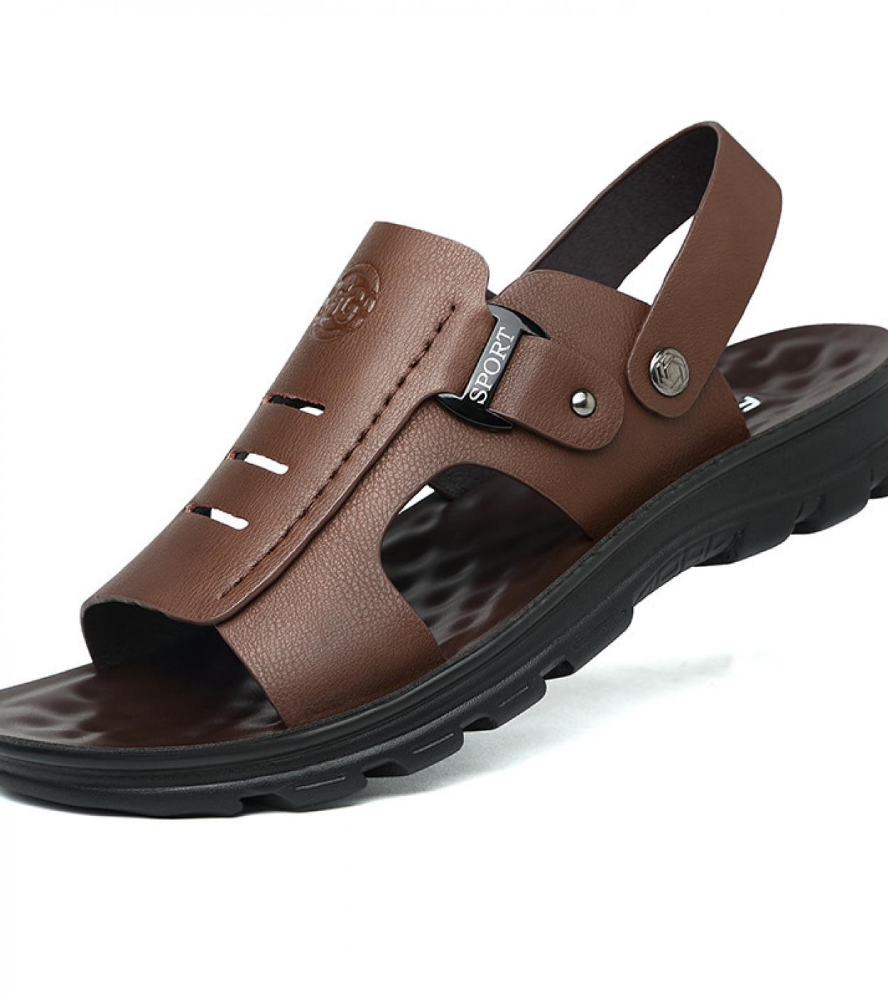 Sandales Homme Plage Pantoufles Décontractées Pour Intérieur Chausson