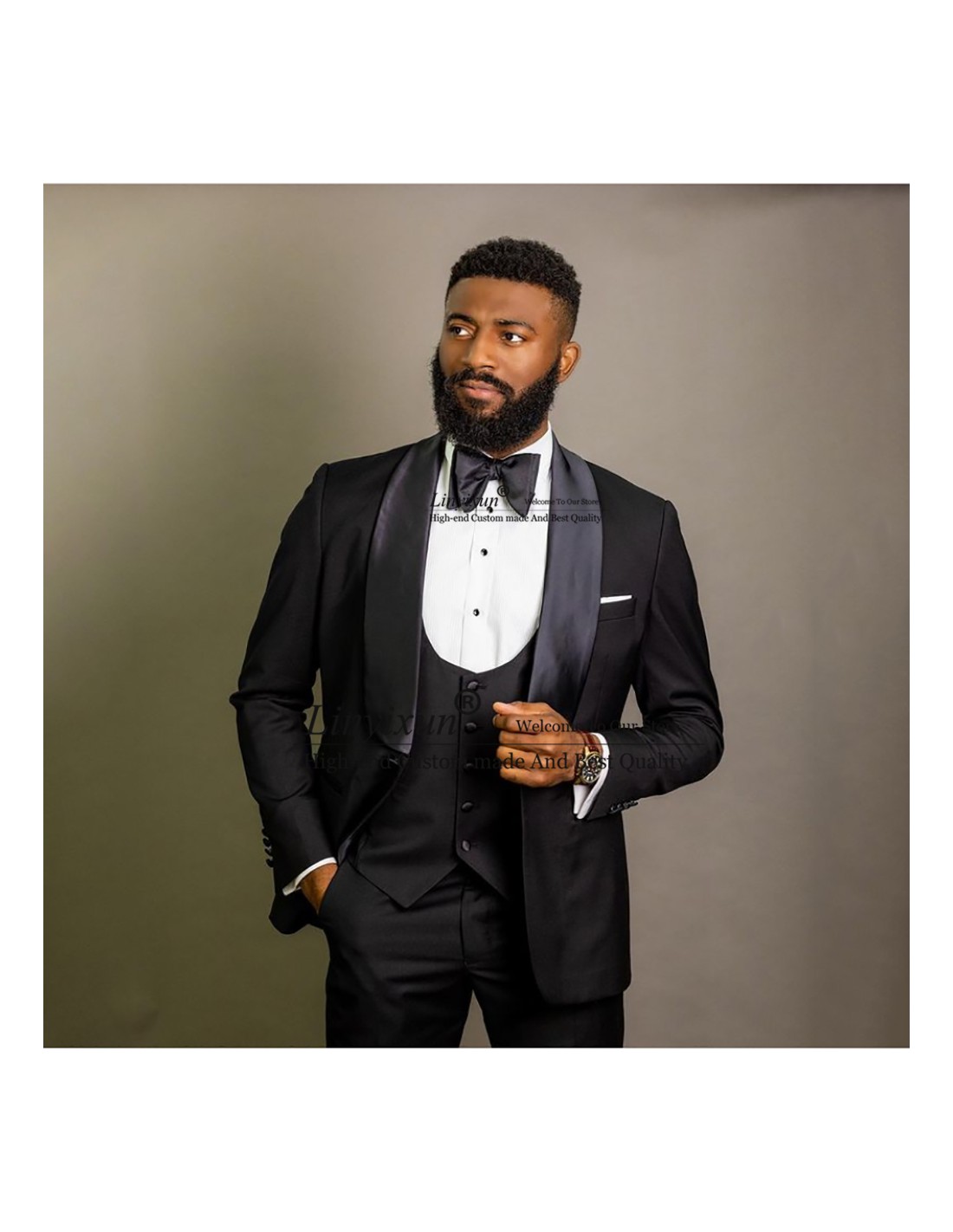 All Loved Shawl Lapel One Button Groom Tuxedos Men Suits Wedding Prom  Dinner Best Man Blazer Black Brothers WeddingJacket+Tie+Girdle+Pants From  Finewedding668, $74.39