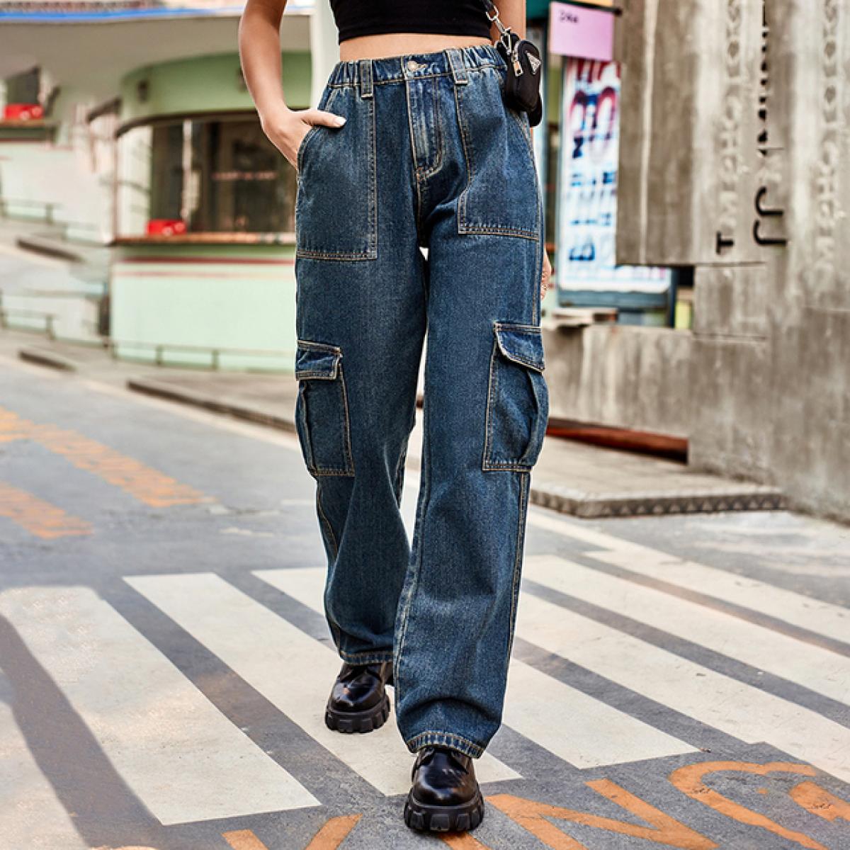 OEM Hot Sale Street Wear Side Pockets Jogger Pants Women - China Trousers  and Joggers price | Made-in-China.com