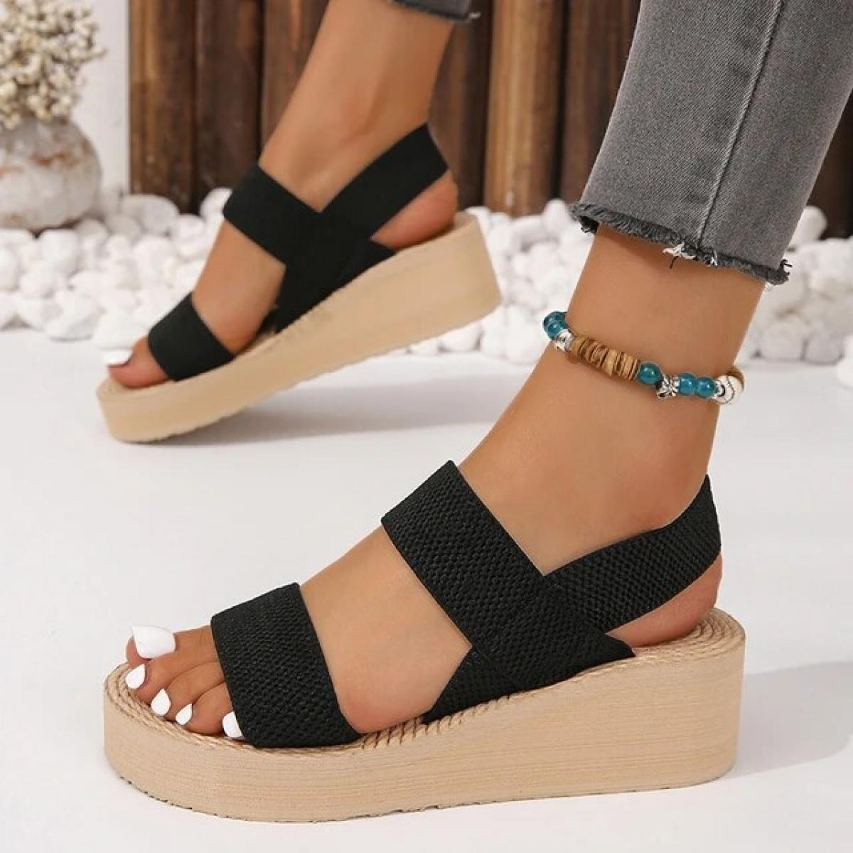 HAOLEI Womens Espadrille Sandals Sale Clearance Ankle Strap Thick Bottom Wedge  Sandals Open Toe Flatforms Comfy Summer Braided Buckle Platform Sandalen  Wide Fit Ladies Sandals UK Size 3-7.5: Amazon.co.uk: Fashion