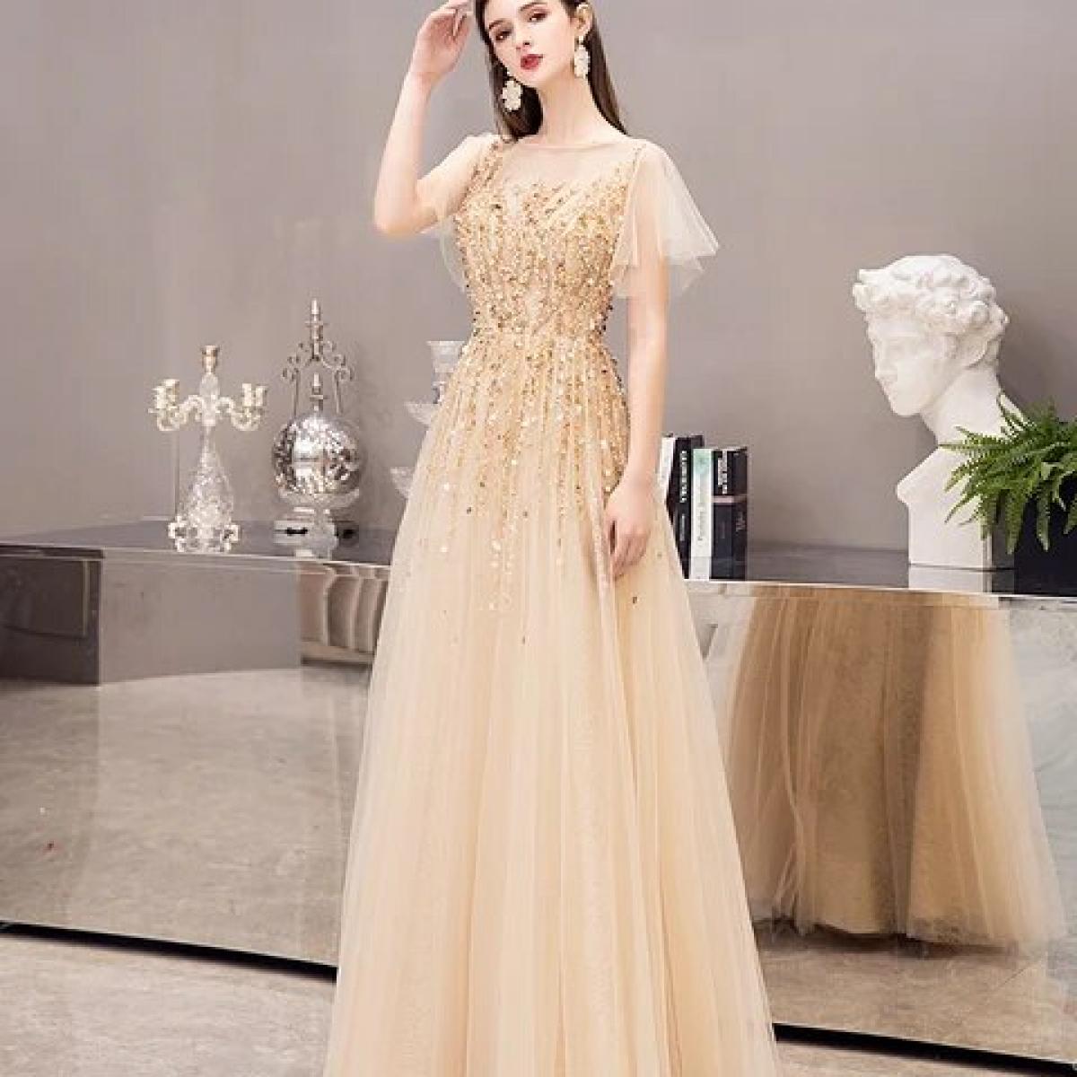 High End Luxury Woman s Women s Evening Dress Wedding Party Dresses Women Elegant Gowns Robe Prom Gown Formal Long Occas