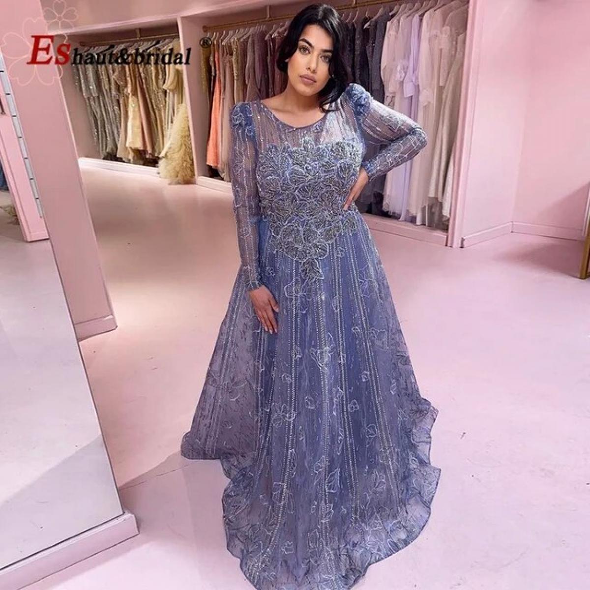 Dubai Dresses Wedding Lace Party Gowns Lace Night Dress Evening Dresses Elegant