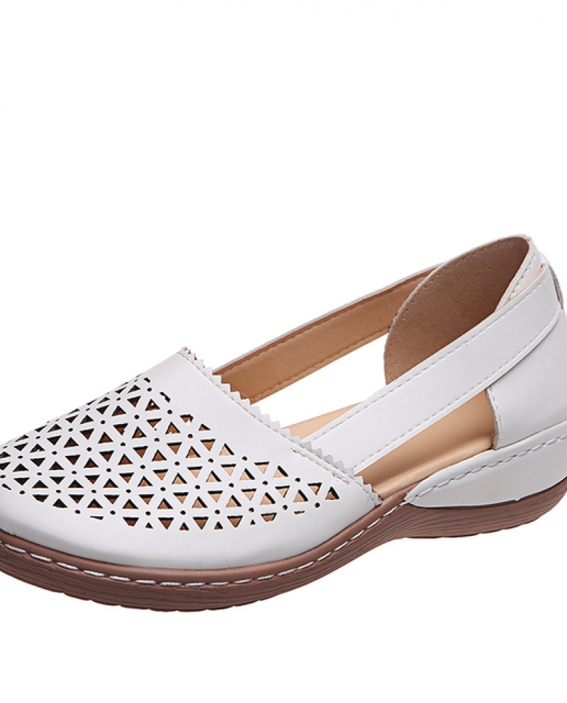 Sandali Donna Mary Jane Con Punta Chiusa - Piatti, Vintage, In Camoscio, Comodi Per Estate E Spiaggia - Foto 8