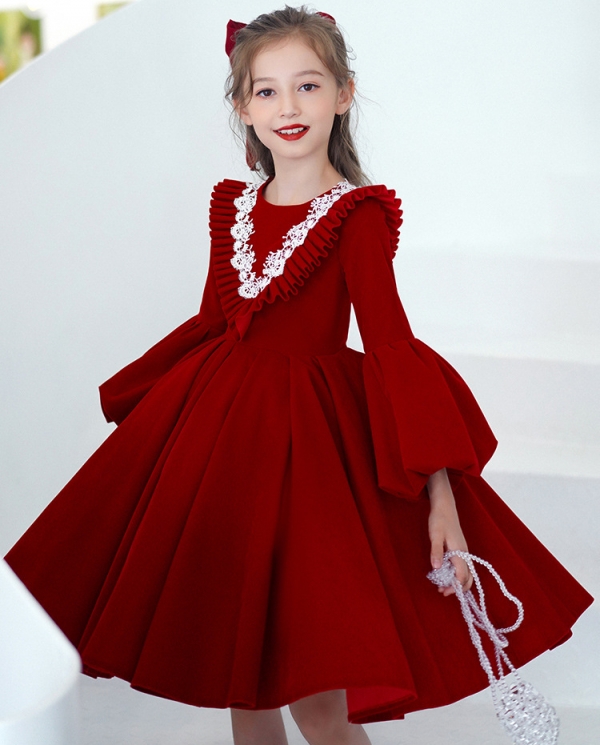 Childrens Dress Birthday Tutu Skirt Red 