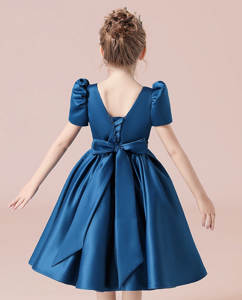Bow-embellished draped maxi satin dress | Designer Collection | Coveti