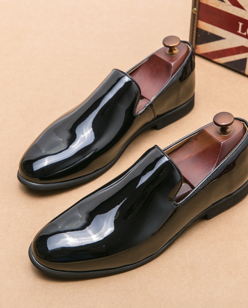 Designer patent clearance leather shoes