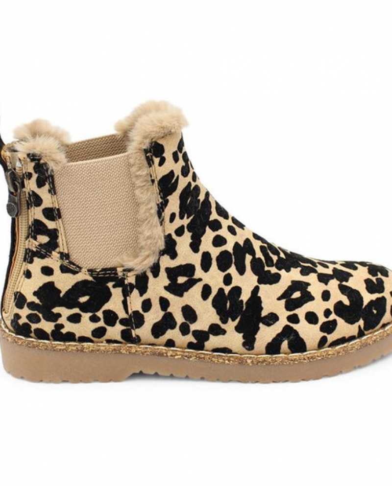 Comfortable on sale leopard booties