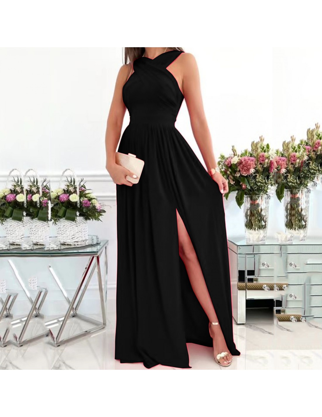 Halter party outlet dresses for women