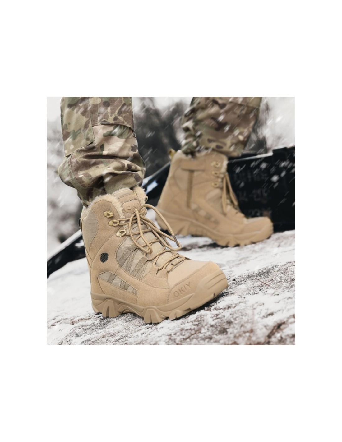mens military boots combat ankle boot male outdoor special force deser