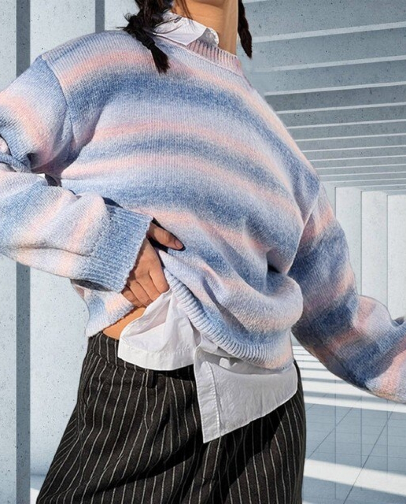 Suéter informal de manga larga para mujer