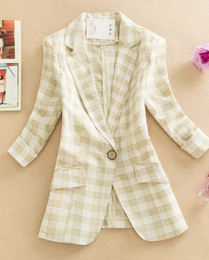 2022 New Summer Women Blazer Fashion 