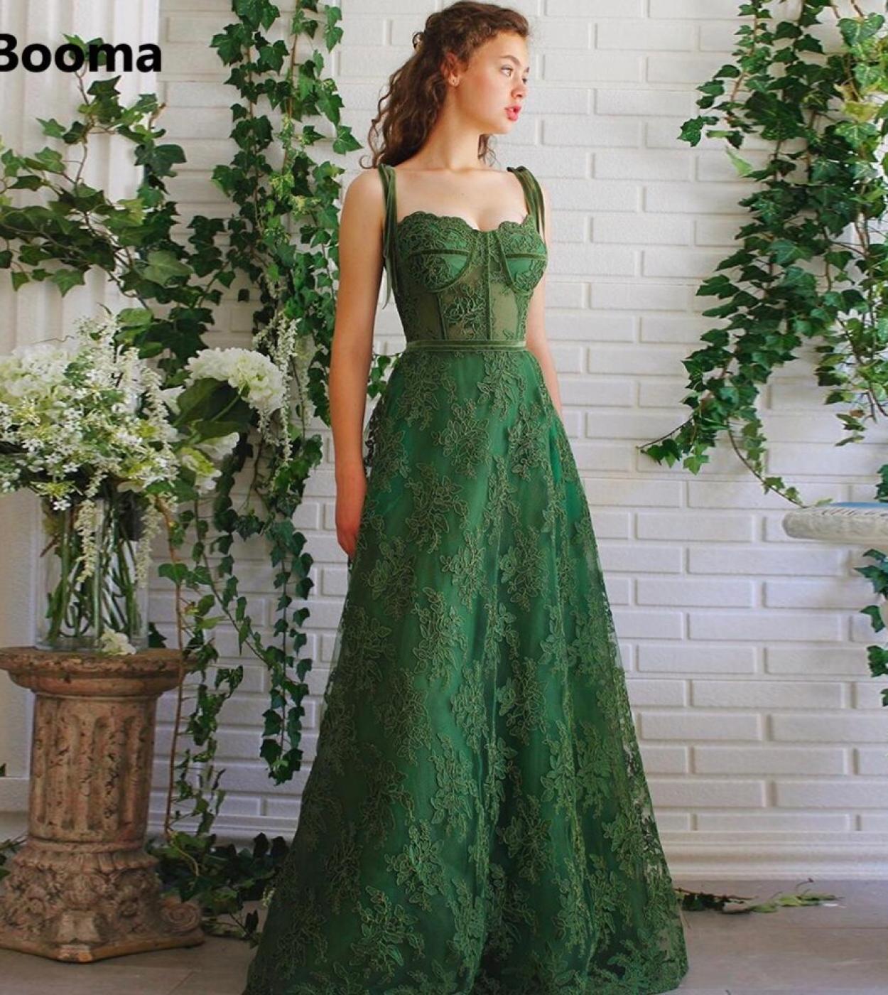 Green shop sweetheart dress