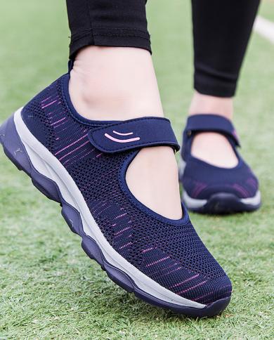 Comemore Flat Running Shoes Female Moccasin Woman Loafers Spring Sneakers 2022 Summer Shoe For Women Elderly Flats Free 