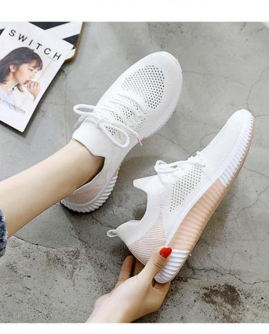 Comemore  Summer Women Shoes Mesh Light Breathable Women Sneakers Flat Casual Female Trainers Walking Shoes Zapatillas M