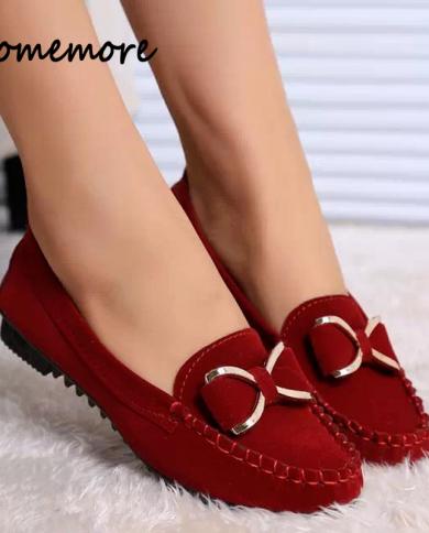 Comemore 2023 Female Loafers Solid Colors Flat Ballet Shoe Shallow Casual Slip On Shoe Flats Womens Summer Footwear Moc