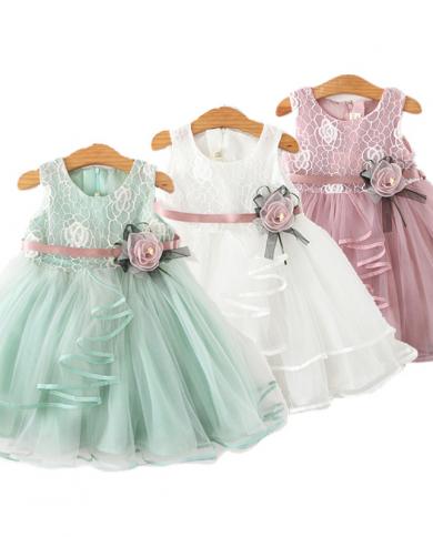Baby Girls Dress Casual Costume Kids Dresses For Girls Flower Baby Dress Girl Party Little Princess Tutu Summer Dress Ve