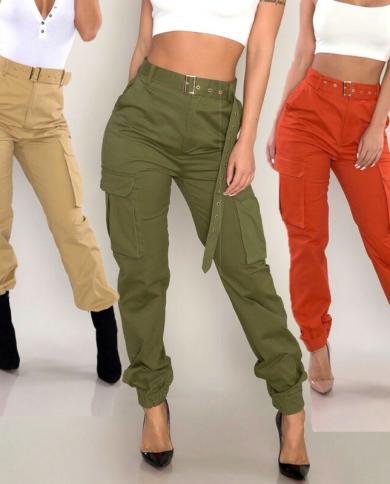 Mujeres Ejército Militar Combate Jeans Pantalón Cargo Pantalones Largos Deportes Pantalones Joggers Pantalones Capris