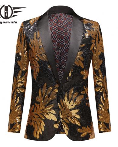 Suit Jacket Blazers  Sequin Blazer Men  Size Mens Blazer Jacket New Arrival Elegant  