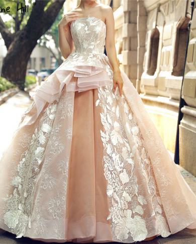 Vintage Highend White Nude  Wedding Dress  Sleeveless Appliques Fashion Romance Bridal Gown Real Photo 66546  Wedding Dr
