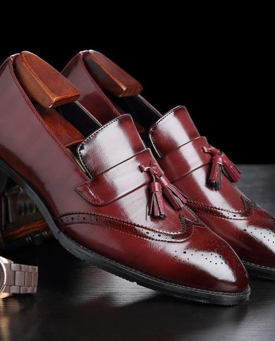 Mens Bullock Brogue Shoes  Leather Bullock Shoes  Formal Shoes Men Size  Men Leather  