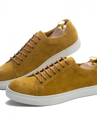 Derby Shoe Leather Cow Casual  Suede Classic Men Sneakers  Suede Leather Derby Shoes  Leather Casual Shoes  