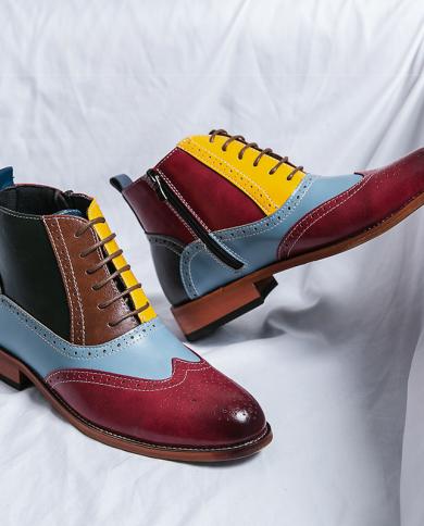 Botines de alta calidad para hombre, botas vaqueras de marca famosa a la moda, botas Chelsea con cremallera, botas clásicas orig
