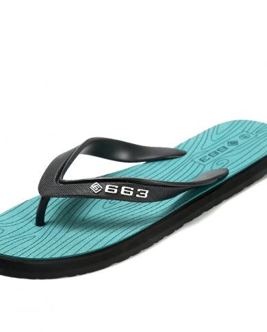Beach Slippers  Flip Flops  Sandals  Mens Slippers  High Quality Brand Hot Sale Flip  