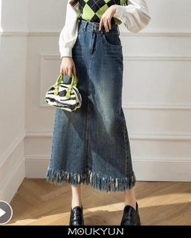Vintage Denim Wrap Skirt  Denim Line Skirt Women  Jeans Skirt Wrap  Denim Jeans Skirts  Skirts  