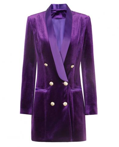 Purple Velvet Blazer Fashion  Purple Velvet Womens Blazer  Blazer Dress Women New  