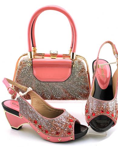 Shoes  Pumps  Italian Design Ladies Shoes Bag Party Women Pumps High Heels Toe  