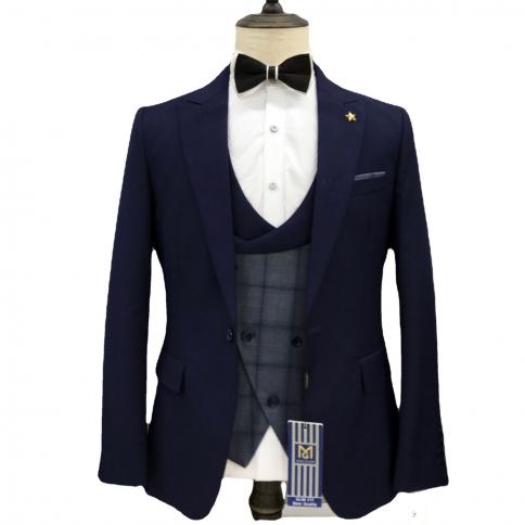 New 2023  And  Suit Men's Three Piece Wedding Banquet Business Suit Men's Best Man Suit With Pants