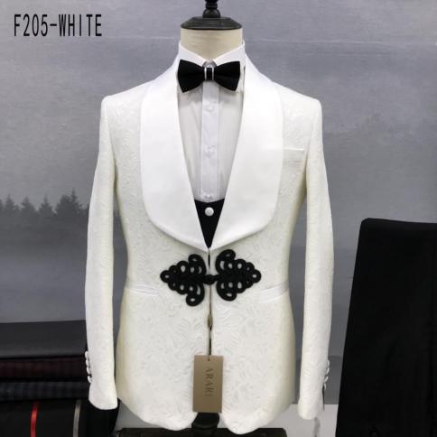 New 2023 Bow Tie Three Piece Black Men's Business Men's Suit Set Full Set Of Men's Banquet Groom Suit Set