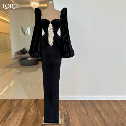 Black Dubai Evening Dresses  Black Mermaid Evening Dress  Custom Occasion Dresses  Evening Dresses  