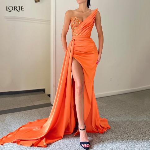 Formal Occasion Dresses Orange  Orange Mermaid Dress  Orange Evening Dress  Evening  