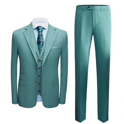 Fitṡ Luxury Emerald Green Men Slim Fit Suits For Wedding High Quality Mens Suits 3 Piece Terno Masculino Costume Homme