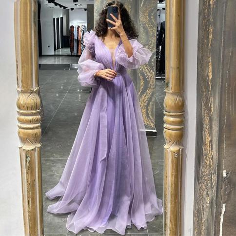 Elegant Evening Dresses Wedding  Purple Prom Dress  Wedding Gowns  Saudi Purple  Purple  