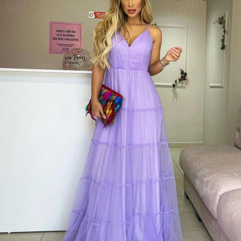 Bowith Lavender Evening Party Dresses For Women A Line Prom Dresses Formal Occasion Dresses Women's Elegant Party Gowns
